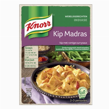Knorr Piatti dal mondo - Pollo Madras all'indiana 325g